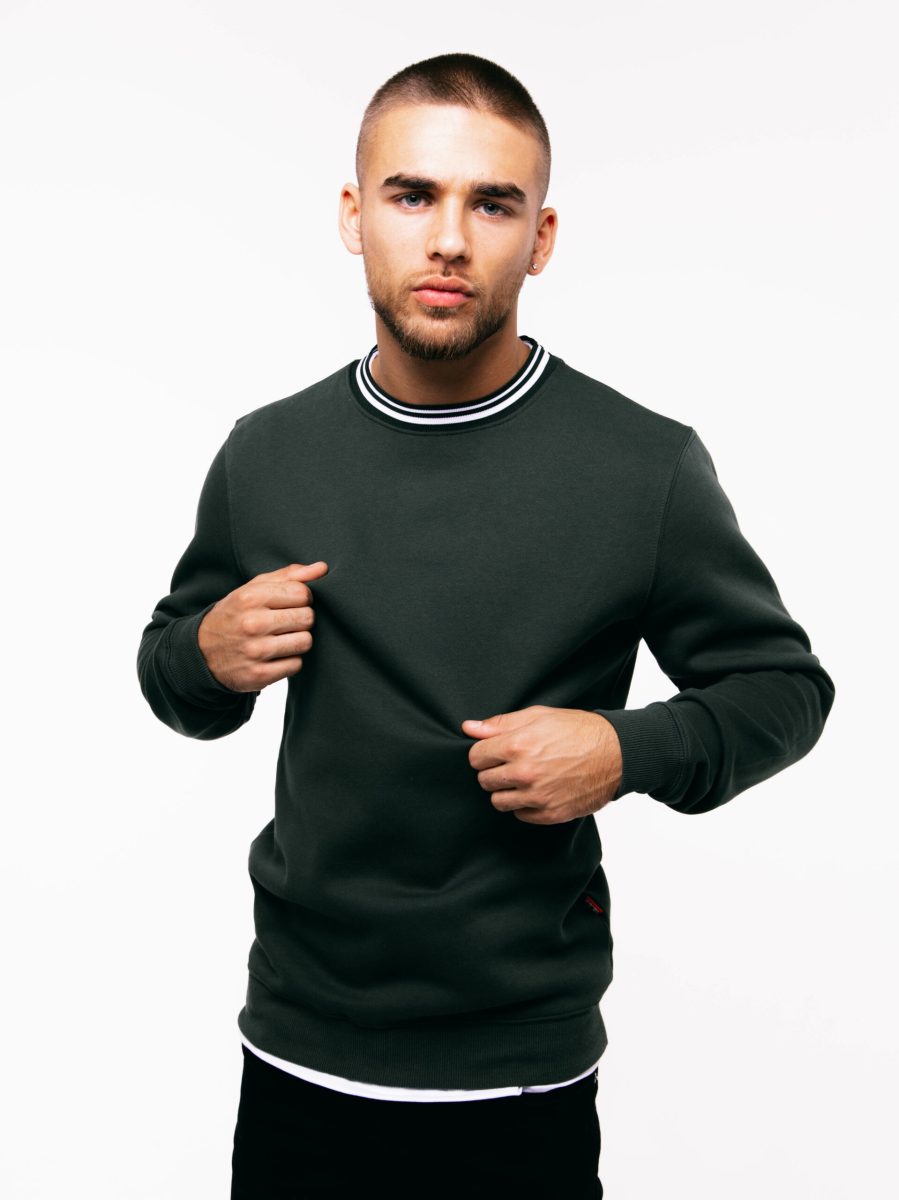 16.08 Green Collar Sweater